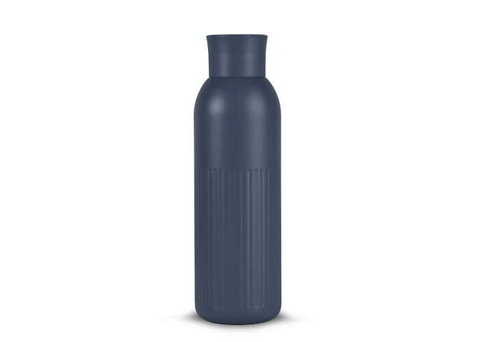 Bouteille isotherme personnalisable 500 ml Tekla Push Bleu foncé